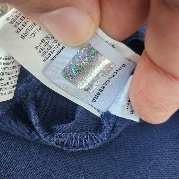 Dolce & Gabbana Kids Tee Shorts Sleeve Crew Neck T Shirt Made in Italy Size 7/8 - Picture 10 of 11